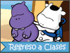 Cowco despierta a Wippo para ir a clases